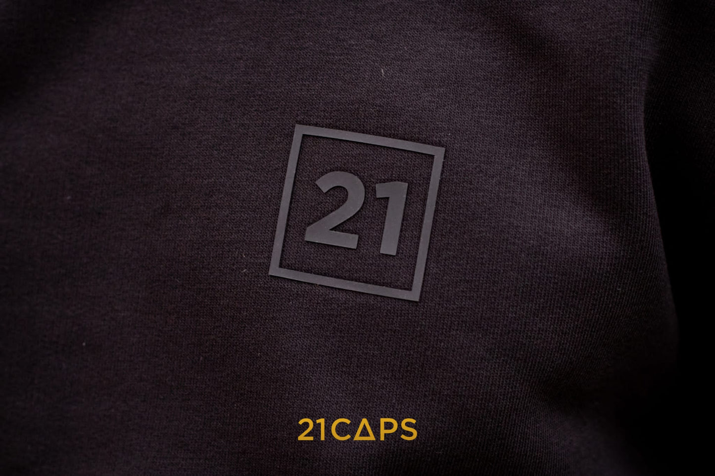 21 Hoodie zwart Uni-sex