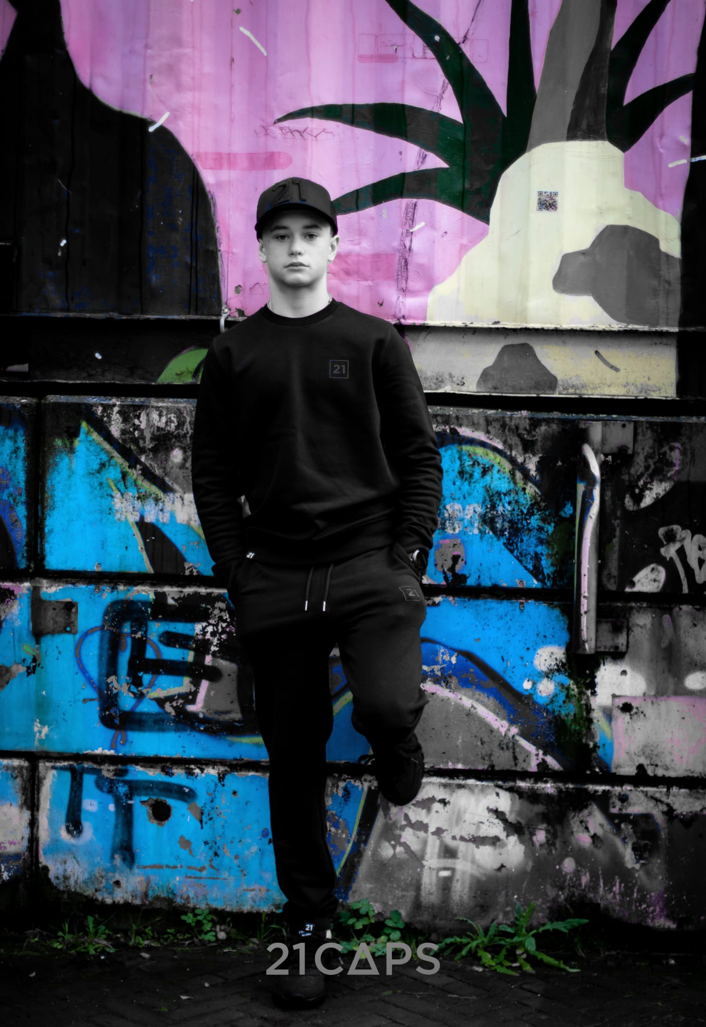 21 Trui zwart Uni-sex