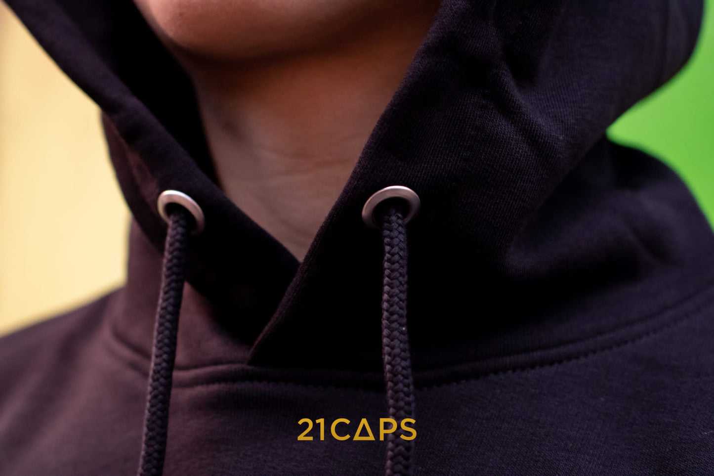 21 Hoodie zwart Uni-sex