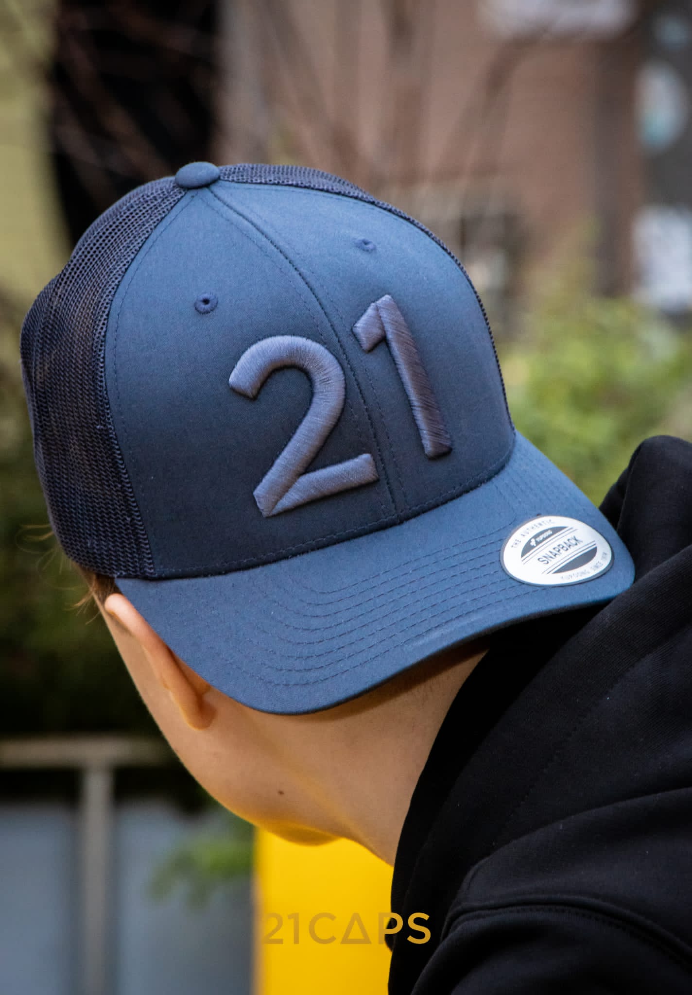 21 cap navy blauw